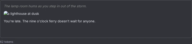 An external host URL failing to render inline in a Janitor AI first message