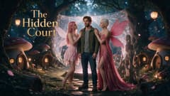 Winged fae in a glowing forest court