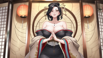 POV: Busty Japanese Akemi's Naked Kimono Tease